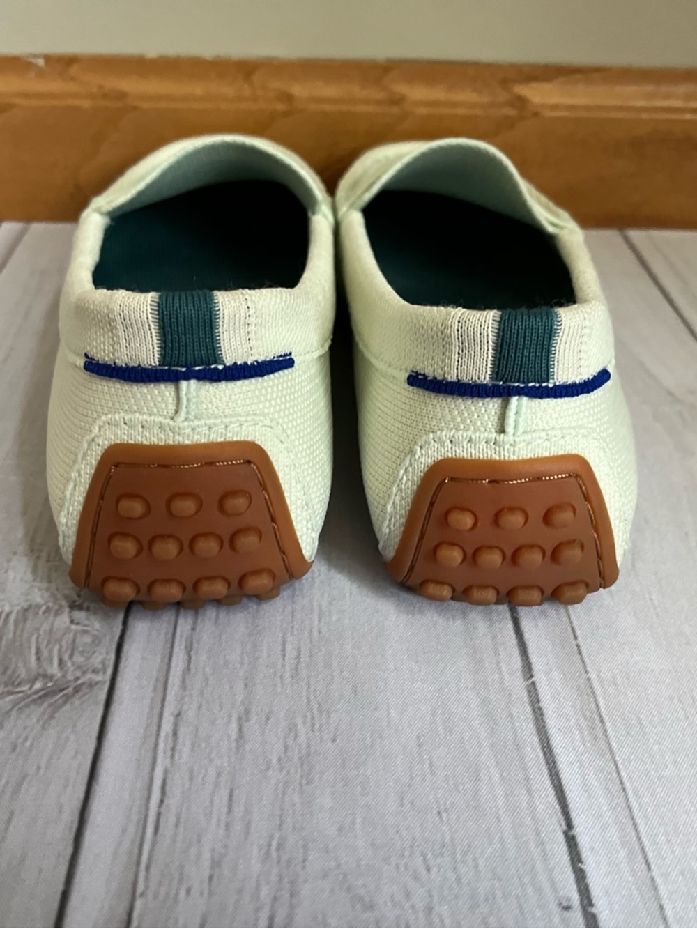 Women’s Rothy’s The Driver slip on loafer in aquamarine color. Size 8.5 - Picture 5 of 10